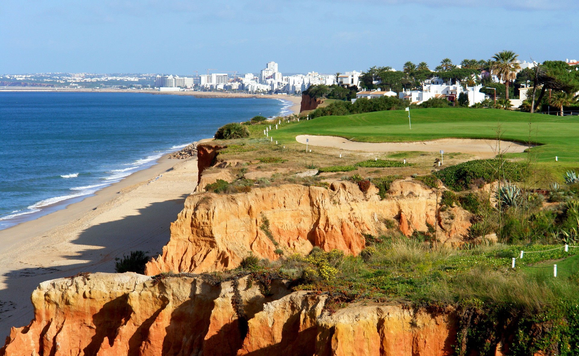 Golf course by the sea